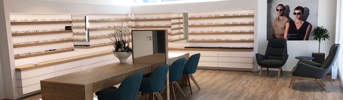 Verkaufsraum im Optikhaus Leingarten